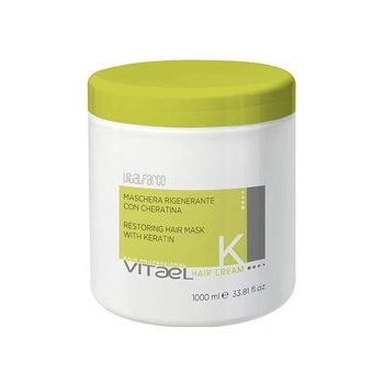 Vitael maska "K" Keratin regenerační pro suché, barvené, poškozené vlasy 1000 ml