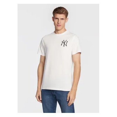 New Era Тишърт New York Yankees Logo Infill 60284710 Бял Regular Fit (New York Yankees Logo Infill 60284710)