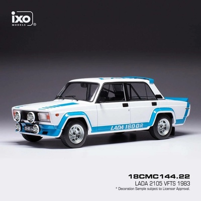 IXO Lada 2105 VFTS 1983 Bílá/dekor 1:18