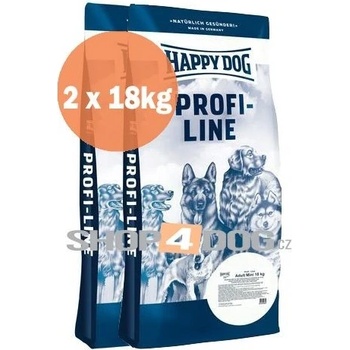 Happy Dog Profi Line Adult Mini 2 x 18 kg