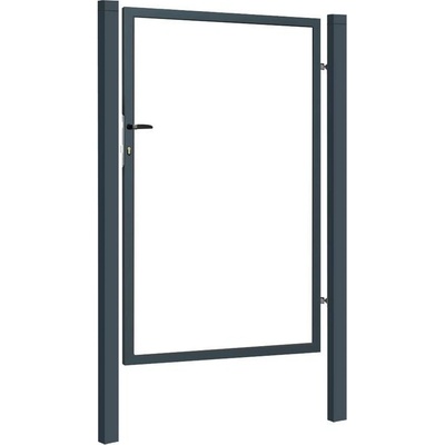 EKOfence Rám pre jednokrídlovú bránku 1000x1800mm oceľový so plotový stĺpikmi 16437