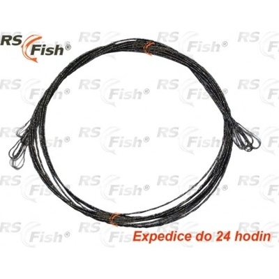 RS Fish Lanko wolframové očko / očko 50cm 7,5kg 5ks