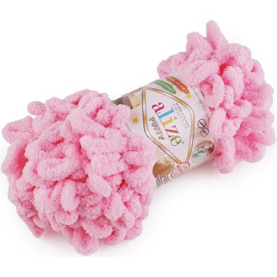 Pletací příze Alize Puffy 100 g Varianta: 41 (185) růžová, Balení: 1 ks