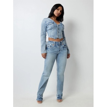 True Religion Дънки True Religion Women's Ricki Relaxed Straight Leg Jeans - Horizon Henge