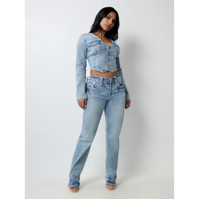 True Religion Дънки True Religion Women's Ricki Relaxed Straight Leg Jeans - Horizon Henge