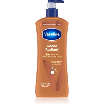 Vaseline Cocoa Radiant хидратиращо мляко за тяло с какаово масло 600ml