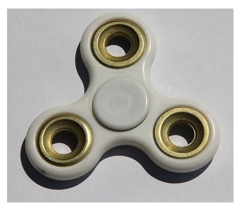 Fidget spinner BÍLÝ