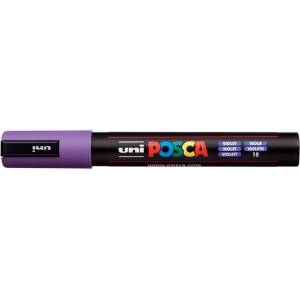 uni Декоративен маркер, 1, 8-2, 5 мм, UNI "Posca PC-5M", лилав 286591000 (286591000)