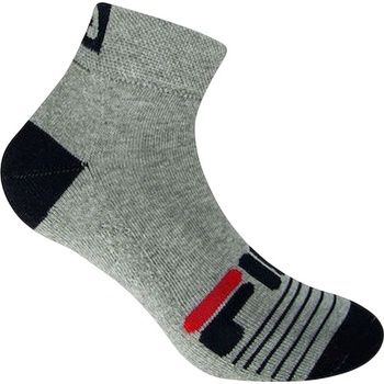 Fila Fitness Quarter Socks 3P grey