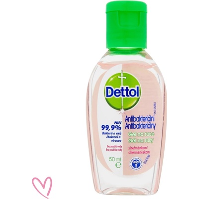 Dettol antibakteriální gel na ruce s heřmánkem 50 ml – Zboží Dáma