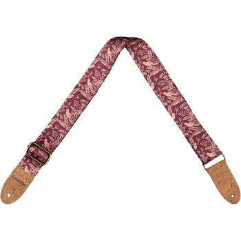 Cascha CUS-VC1 Vegan Cork Mauve Birds Колан за укулеле (CUS-VC1)