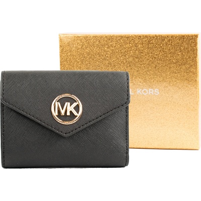 Michael Kors Dámska kožená peňaženka 32S1GNME6L BLACK
