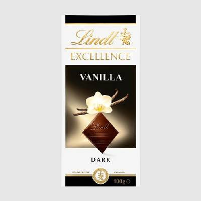 Lindt Excellence Hořká s příchutí vanilky 100 g