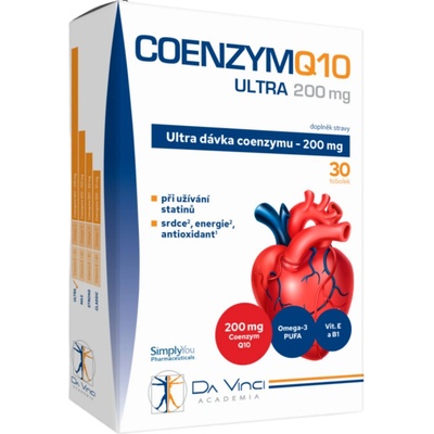 Coenzym Q10 Ultra 200mg Da Vinci Academia 30 tabliet