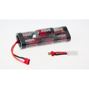 ROBITRONIC Батерия NiMH Battery 4000mAh 8, 4V Hump Pack T-Plug & Tamiya R05151 (R05151)
