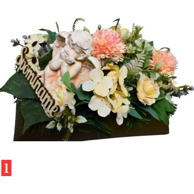 Náhrobná ikebana , mix farieb