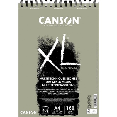 Canson Sp XL Touch Скицник 40 A4 160 g Grey (C400110395)