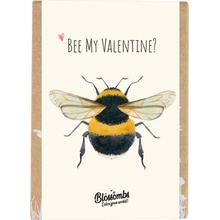 Blossombs Semínkové bomby Dárková sada mini "Bee my Valentine" Včelka 4 ks udělá radost vám i přírodě