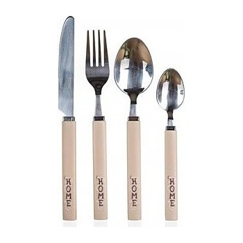 Banquet Home Collection súprava nerezových príborov s plastovou rukoväťou 24ks