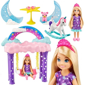 Barbie Chelsea s houpacím koníkem herní set