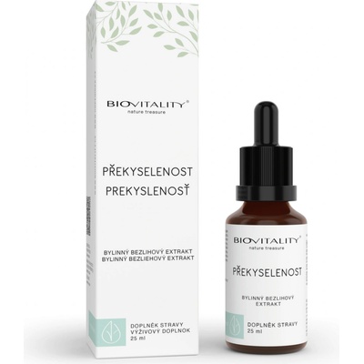 Biovitality Kapky Překyselenost tinktura 25 ml