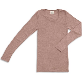Engel Дамско копринено термобельо Engel Women's Undershirt L/S Merino base layer - Dustyrose - размер 38/40 (EU) (114-0634-1412)