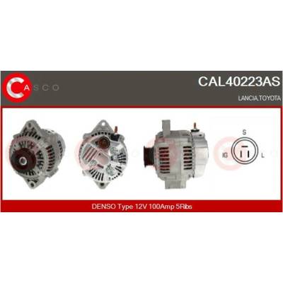 CASCO Alternátor 12V 220A s kolem AFP