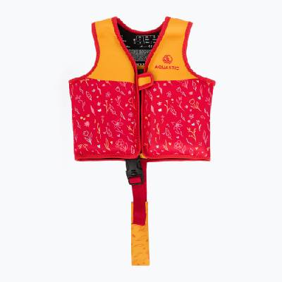 Детска спасителна жилетка AQUASTIC Junior pink/yellow
