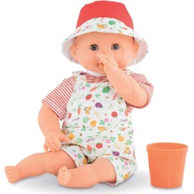 Corolle na koupání Baby Bath Calypso Garden Delights Mon Premiere s hnědýma mrkacíma očima a květinkou 30 cm