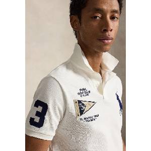 Ralph Lauren тениска с яка мъжка от памук (710B21921) - answear - 351,85 лв