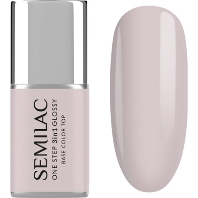 Semilac Uv gel lak na nehty One Step 3in1 Glossy Barely pink S610 7 ml