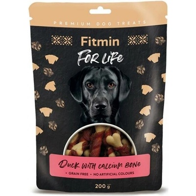 Fitmin Dog treat duck with calcium bone 200 g