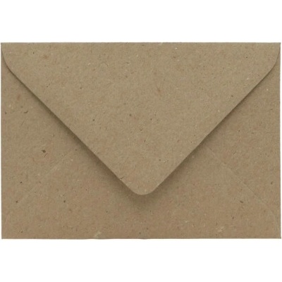 Poštová obálka kraftová (hnedá) recyklovaná C7 (82x113mm)