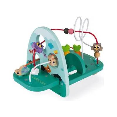 Janod - Спирала с дървени мъниста и фигурки (J08254)