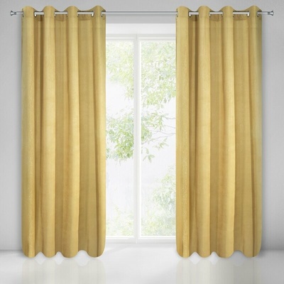 Takoy DIVA LINE Záves CLARISA so štruktúrou menčestru a striebornou potlačou-HF-354499 | 140 x 270 cm