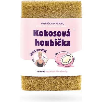 Úklid pro klid Kokosová houbička na nádobí 2 ks – Hledejceny.cz