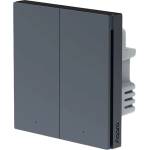 Aqara Smart Wall Switch H1 (no neutral double rocker): Model No: WS-EUK02; SKU: AK072RUG01 (WS-EUK02-GRAY)