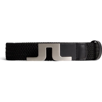 J.Lindeberg Berry Elastic pánský opasek černý