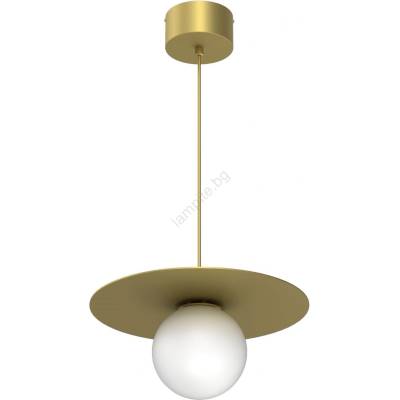 Luminex Подвесна лампа на кабел FLAT 1xE27/15W/230V златна (LU9590)