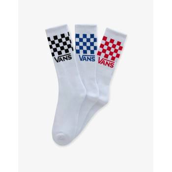 Vans pánské ponožky Classic Check Crew White