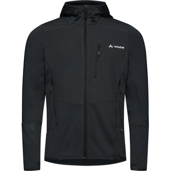 Vaude Мъжко поларено яке Vaude Monviso Hooded Grid Fleece Jacket - Phantom Black (005-4245-0912)