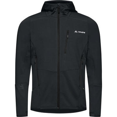 Vaude Мъжко поларено яке Vaude Monviso Hooded Grid Fleece Jacket - Phantom Black (005-4245-0912)