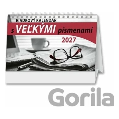 Stolový riadkový s veľkými písmenami Spektrum grafik 2027