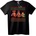 NOONEBRAND Тениска Коледни Герои - 2XL, Black