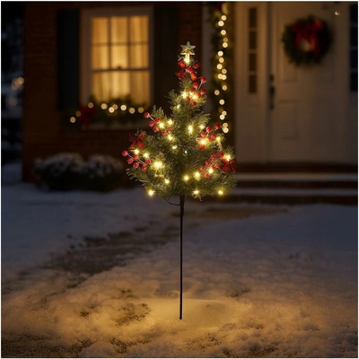 Milagro | Vianočná LED dekorácia LED/1W/230V 75 cm IP44 zelená | ML2407