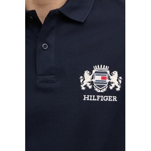 Tommy Hilfiger Памучна тениска с яка (MW0MW37516)