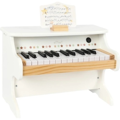 eliNeli Dřevěné dětské piano bílé – Zboží Dáma