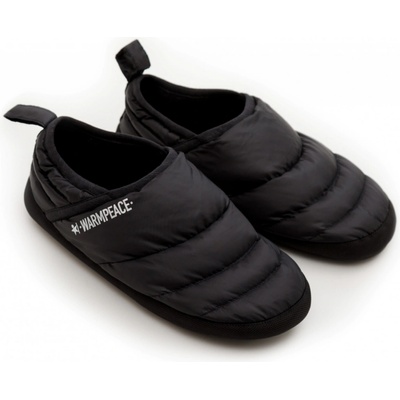 Warmpeace Down Slippers páperové papuče čierna