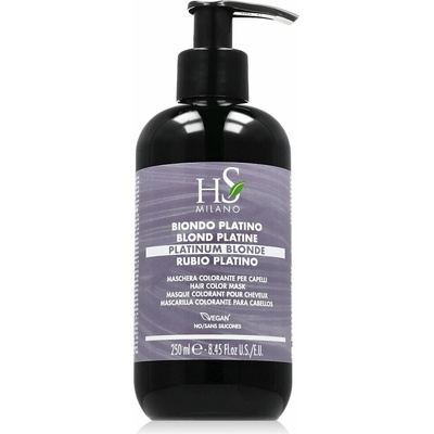 HS Milano Hair Color Mask barvící maska na vlasy Platinum Blonde 250 ml