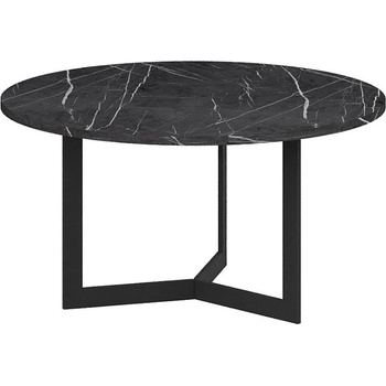 Matis Холна маса Saturn H42 ⌀80 черен мрамор